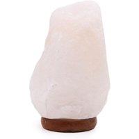 KDMD Crystal Rock Himalayan Salt Lamp - & Base apx 2-3kg in White