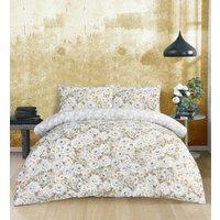 Smart Living Luxury Soft Reversible Elegant Blooms Complete Bedding Set in Green | Size: Double