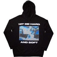 Billie Eilish Hit Me Hard & Soft Negative Pullover Hoodie in Black | Size: Medium