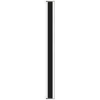 ENER-J 120cm LED Outdoor Wall Light IP65 Waterproof Warm White Black Modern Exterior Light Bar 24W | Size: Large