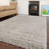 Kukoon Silver Grey Super Soft Shaggy Rug | Size: 200 cm x 290 cm