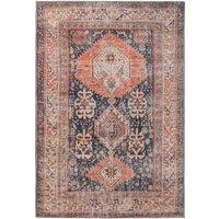 Kukoon Beige Distressed Abstract Rugs Non Slip & Washable in Tan | Size: 60 cm x 240 cm