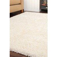 Kukoon Beige Soft Fluffy Shaggy Living Room Cosy Fireside Area Rugs in Cream | Size: 160 cm x 230 cm