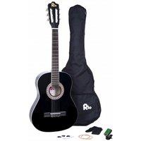 RayGar Rio 3/4 Size 36 Acoustic Guitar & Accessory Package for Beginners in Black | Size: 1 Pack