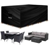 Futura 420D Rectangular 280x204x106cm Waterproof Garden Furniture Cover, Outdoor Patio Weatherproof Rattan Sofa Shield | Size: 280 x 204 x 106 cm
