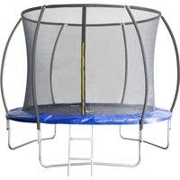 Artemis Home Leapfrog 10FT or 305cm Round Outdoor Trampoline with Blue Padding