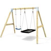 OutdoorToys Premium Double Swing - Standard & Boat Navy Blue