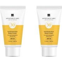 Dr. Botanicals Sun Protection Body Cream SPF 30 50ml x 2 Duo Set in White