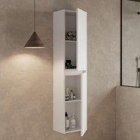 Banyetti Mino 1500mm Wall Hung Tall Cabinet - Gloss White