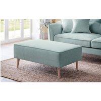 The Great Sofa Company Ailis Footstool Faro Aqua