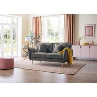 The Great Sofa Company Ailis Medium Sofa Faro Slate in Dark Grey