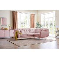 The Great Sofa Company Ailis 2 Corner 1 Faro Soft Pink in Dusty Pink