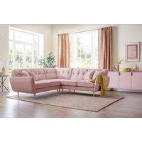 The Great Sofa Company Ailis 2 Corner 2 Faro Soft Pink in Dusty Pink