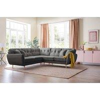 The Great Sofa Company Ailis 2 Corner 2 Faro Slate in Dark Grey