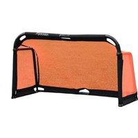 Precision Aluminium Folding Football Goal in Coral