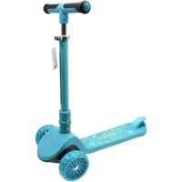 Zinc Shine LED Folding Scooter in Blue