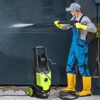 OUTSUNNY 2200W Power Washer 170 Bar Pressure with Adjustable Nozzle in Green