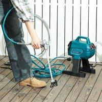 HOMCOM Airless Paint Sprayer, Wall Spray Gun for DIY Painting, 200 Bar in Blue