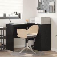 Berkfield Home Corner Desk Black Oak 102x88x75 cm Engineered Wood | Size: 102 x 88 x 75 cm