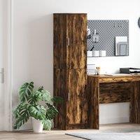 Berkfield Home Buffet Cabinet Smoked oak Engineered wood Large Buffet Cabinet in Brown