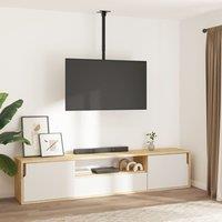 Berkfield Home TV Ceiling Mount for 32-65 Inch Screen Max VESA 400x400 mm 40kg in Black