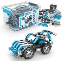 Engino Creative Engineering 60 in 1 Motorized Maker Master in Light Blue