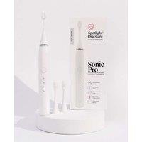 Spotlight Oral Care Sonic Pro White Toothbrush in Clear