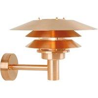 Nordlux Industrial Outdoor Wall Light Brown Copper E27 Coastal/Marine Safe - Mains Powered, IP54