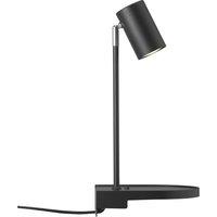 Nordlux Modern Indoor Wall Light Black Metal GU10 Shelf - No, IP20