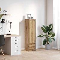 Berkfield Home Highboard Artisan Oak 29.5x34x119.5 cm Engineered Wood in Brown
