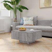 Berkfield Home Coffee Table Grey Sonoma 60x60x31.5 cm Engineered Wood