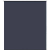 Berkfield Home Roller Blind Blackout Marine 120x150 cm Fabric Width 116.6 cm Polyester in Blue