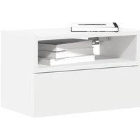 Berkfield Home Wall-mounted Bedside Cabinets 2 pcs White 45x26x28.5 cm