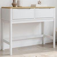 Berkfield Home Console Table FLORO White 89.5x36.5x73 cm Solid Wood Pine