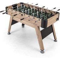 Costway 137cm Foosball Table Freestanding Games Table with 2 Balls & 26 Players in Natural