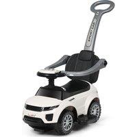 Costway 3 in 1 Baby Ride on Push Car Toy Stroller Sliding Walking Car with Horn in White