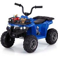 Gymax Ride On Electric ATV 4-Wheeler Quad Car Ride On Toy With Tread Tires in Blue