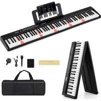 Costway 88 Key Foldable Piano Keyboard Full Size Electric Piano