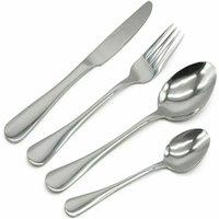VOGREX 16 piece cutlery set stainless steel Delux in Silver