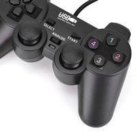 SPETLEK USB Wired Game Controller Gamepad Joystick Joypad in Black