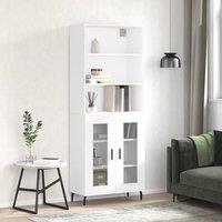 Berkfield Home Highboard White 69.5x34x180 cm Engineered Wood
