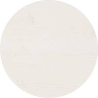 Berkfield Home Table Top White 50x2.5 cm Solid Wood Pine | Size: 50x2.5 cm