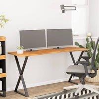 Berkfield Home Desk Top 160x50x2.5 cm Rectangular Solid Wood Acacia in Brown