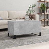Berkfield Home Coffee Table Concrete Grey 90x44.5x45 cm Engineered Wood