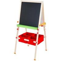 Teamson Kids Kids Easel Chalkboard Blackboard Whiteboard Adjust Height