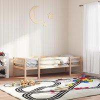 Berkfield Home Kids' Bed Frame without Mattress 80x200 cm Solid Wood Pine in Brown