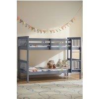 Home Discount Vida Designs Milan Detachable Bunk Bed Frame with Ladder Bedroom Kids Furniture in Grey | Size: Single