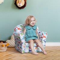 HOMCOM Children Chair Armchair Single Sofa Seat Kids Furniture 18M+ 45kg