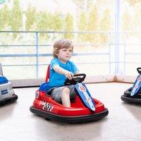 HOMCOM 6V Kids Bumper Car 360 Rotation Spin Electric Car for 18-48 Months in Red