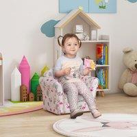 AIYAPLAY Kids Armchair Toddler Sofa Chair Bedroom Playroom in Pink